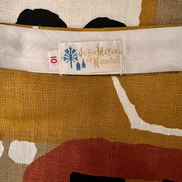 RARE 1960s VINTAGE JOHN MEYER Linen Skirt in PERFECT Condition - Never Worn - Picture 7 of 7